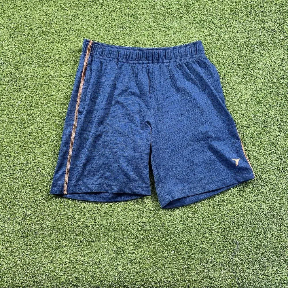 Old Navy Active Go-Dry Athletic Shorts Boys Size Small (6-7) Blue Orange